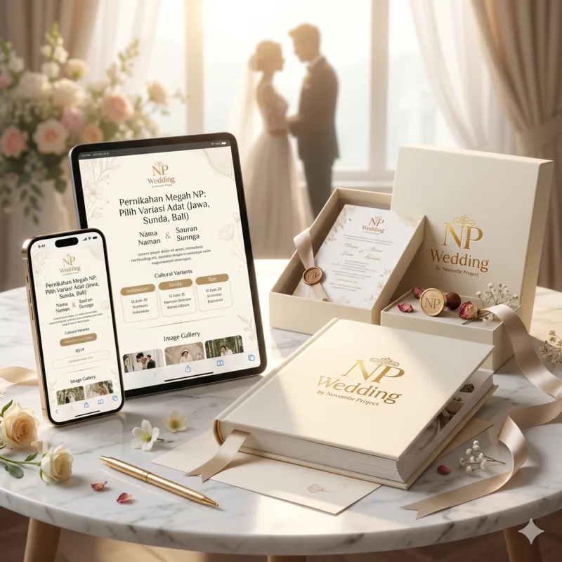 Tampilan produk WEDDING INVITATION