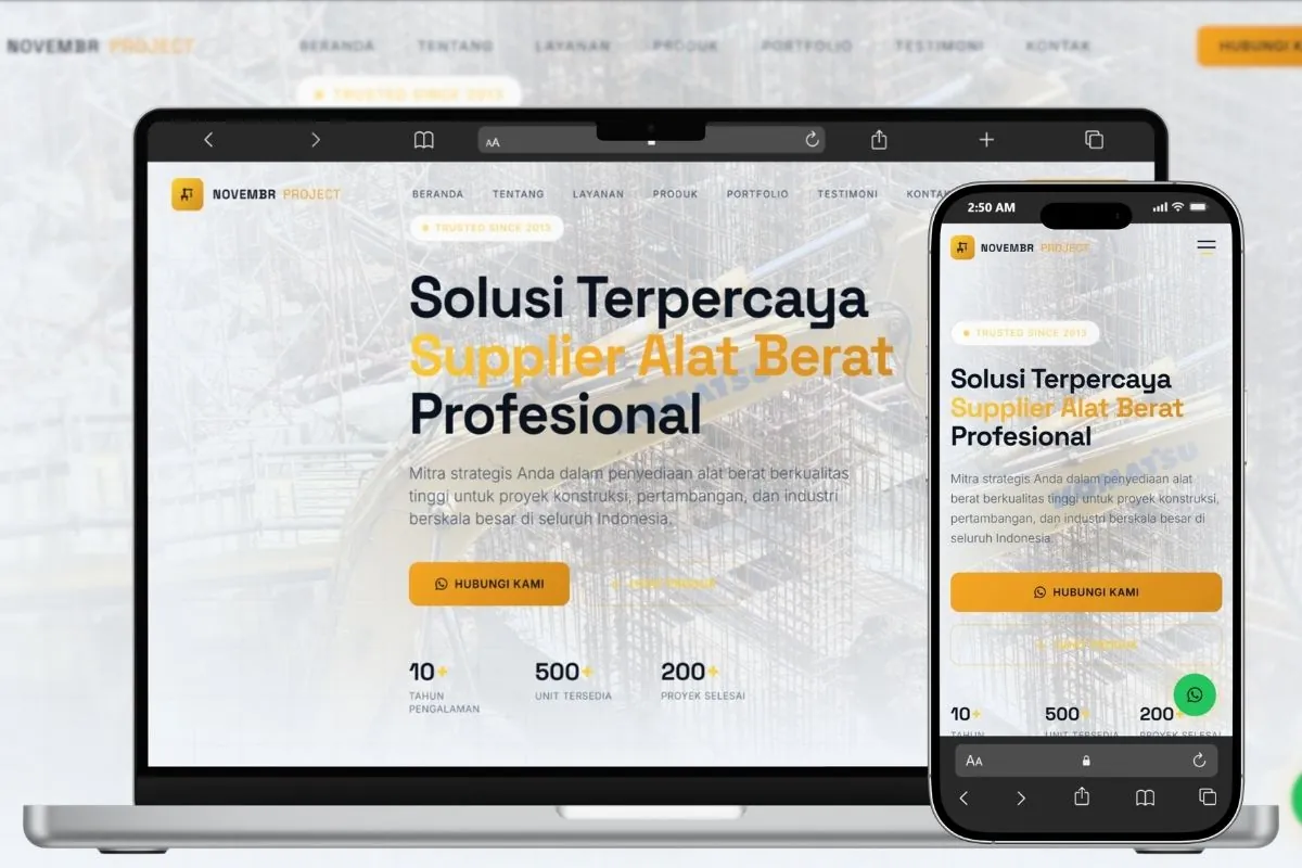 Preview website Website Company Profile